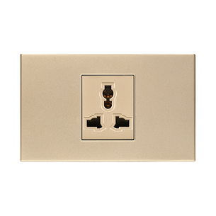 Plastic Switch LYSK-Universal 3 Pin Socket-GOLD